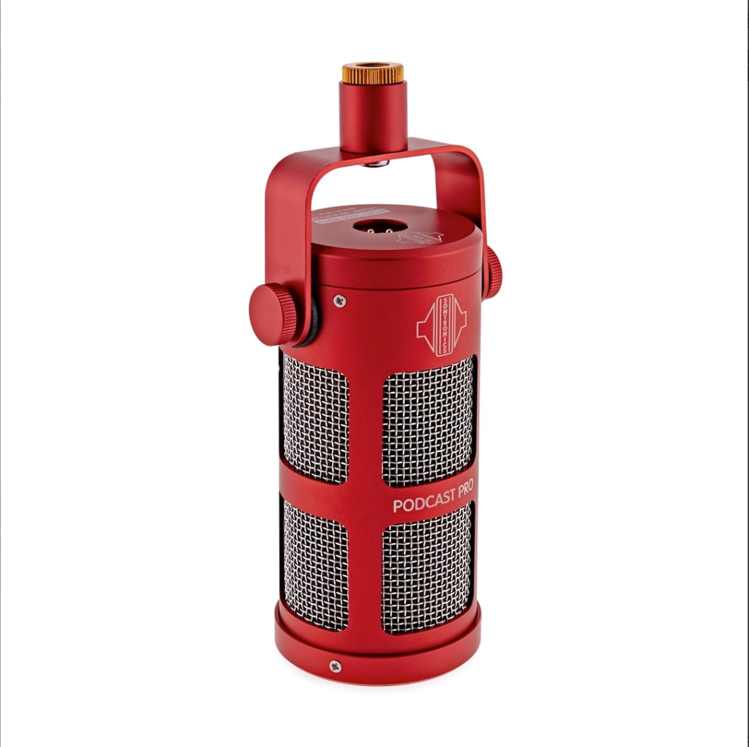 Sontronics Podcast Professional Dynamic Mic for Podcast, Broadcast, Streaming, Gaming & VC - XLR Connection, No Phantom Power Required - Lifetime Microphone Warranty - Designed & Built in UK (Red)