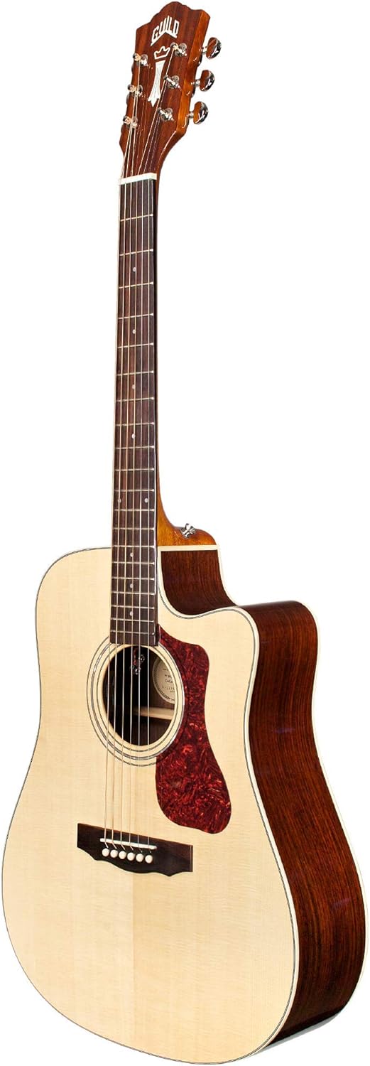 GUILD Westerly Collection Acoustic-Electric Guitar, Natural Gloss (384-0505-721)