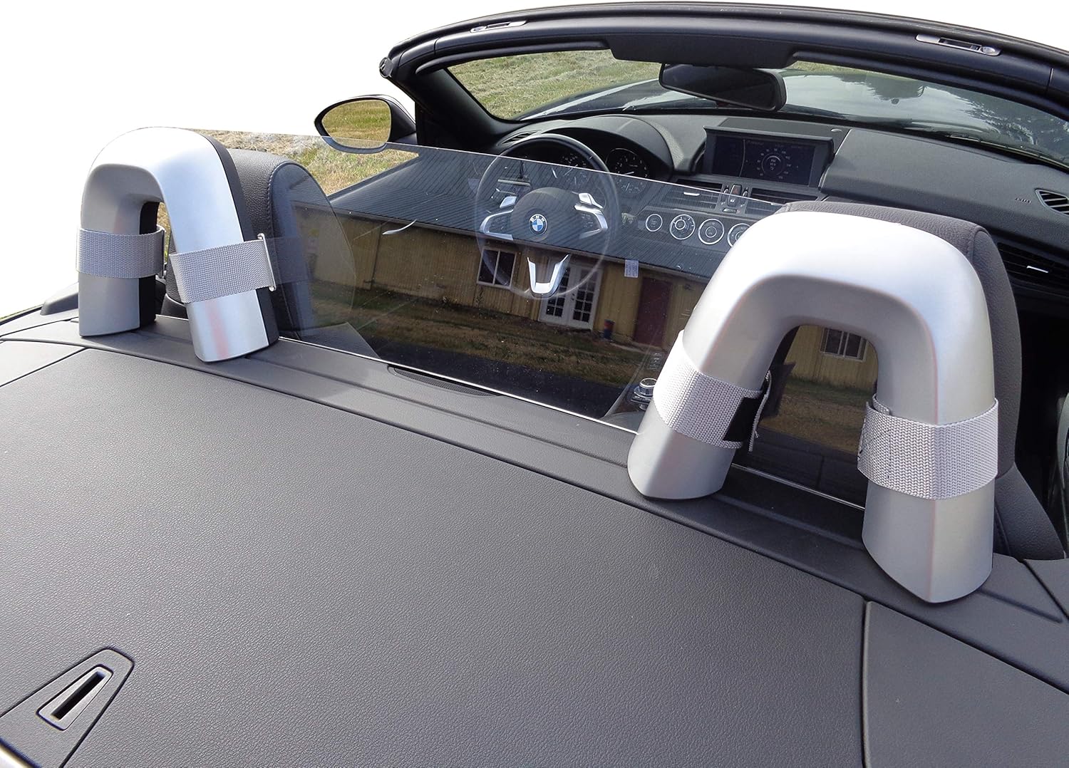 #1 Ranked Wind Deflector Windscreen Windstop Windblocker, Smoke Tint and Lexan, Compatible with BMW Z4 2009 - Now