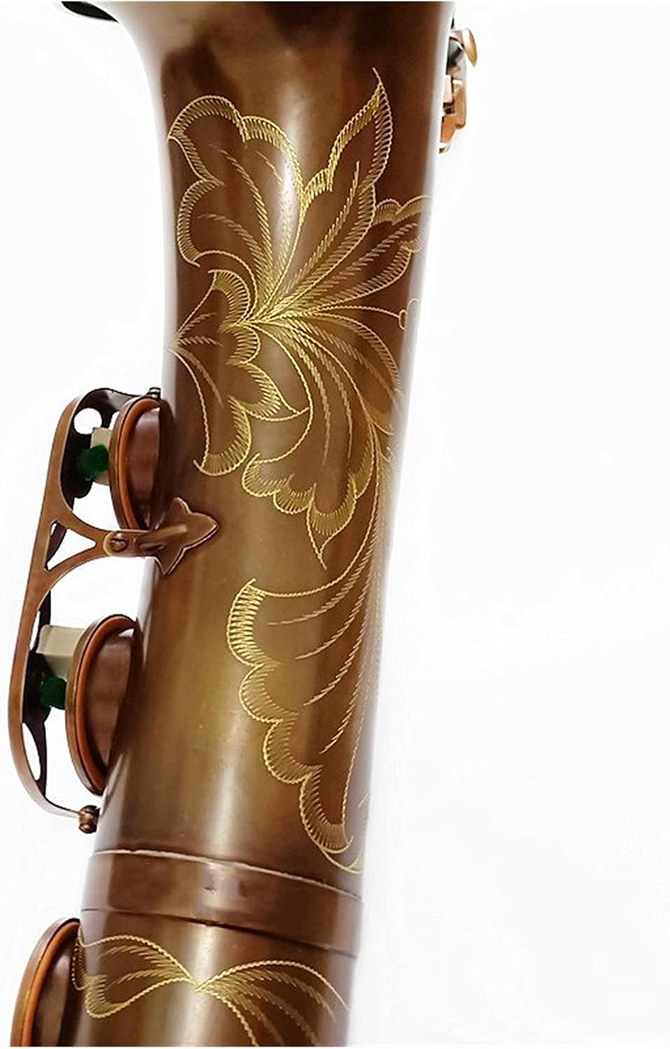 Sax Beginners Kit Tenor Saxophone Instruments Antique Copper Simulation Brass with Mouthpiece Wind Instrument