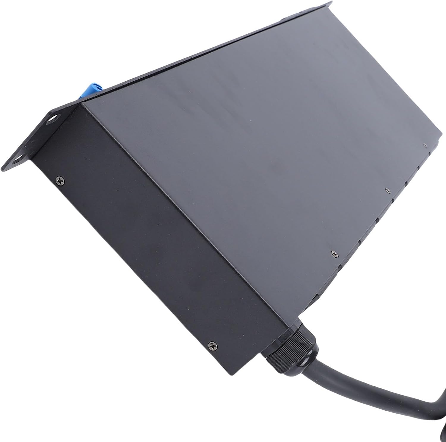 PUSOKEI 10 Outlet Power Sequencer Conditioner, High Power Audio Equipment Controller with Digital Voltage Display, for Studio, Stage and Home Theater (Black)