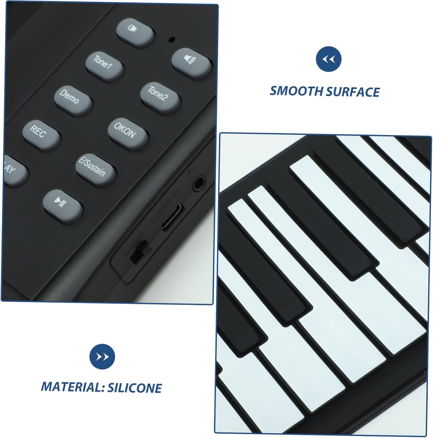 HANABASS Keys Portable Up Piano Electronic Digital Keyboard with Tones Built Recording Rhythm Functions for Adults Versatile Music Experience