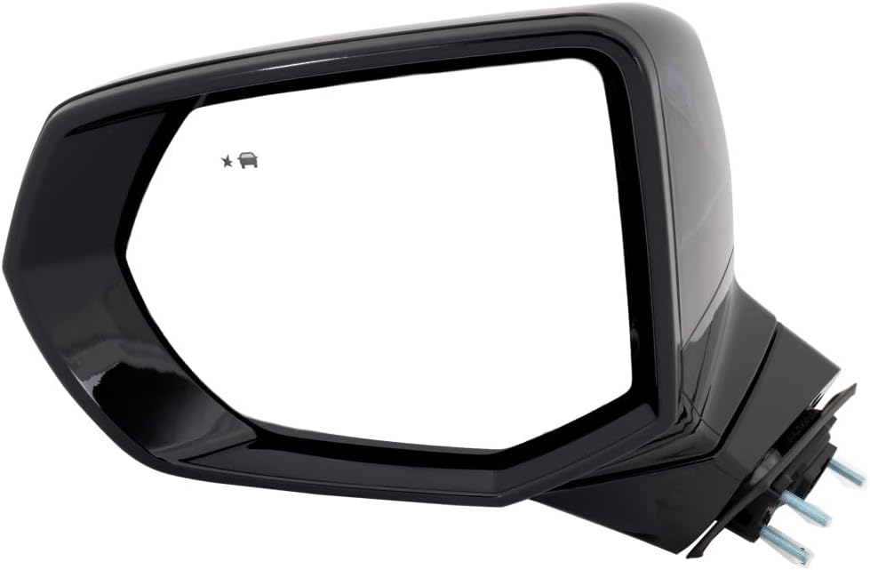 For GMC Yukon/Yukon XL 2021 2022 2023 2024 Door Mirror Driver Side | Power | Manual Folding | Heated | Non-Towing | With Blind Spot Detection | Paintable | Replacement For GM1320657 | 84977313-PFM