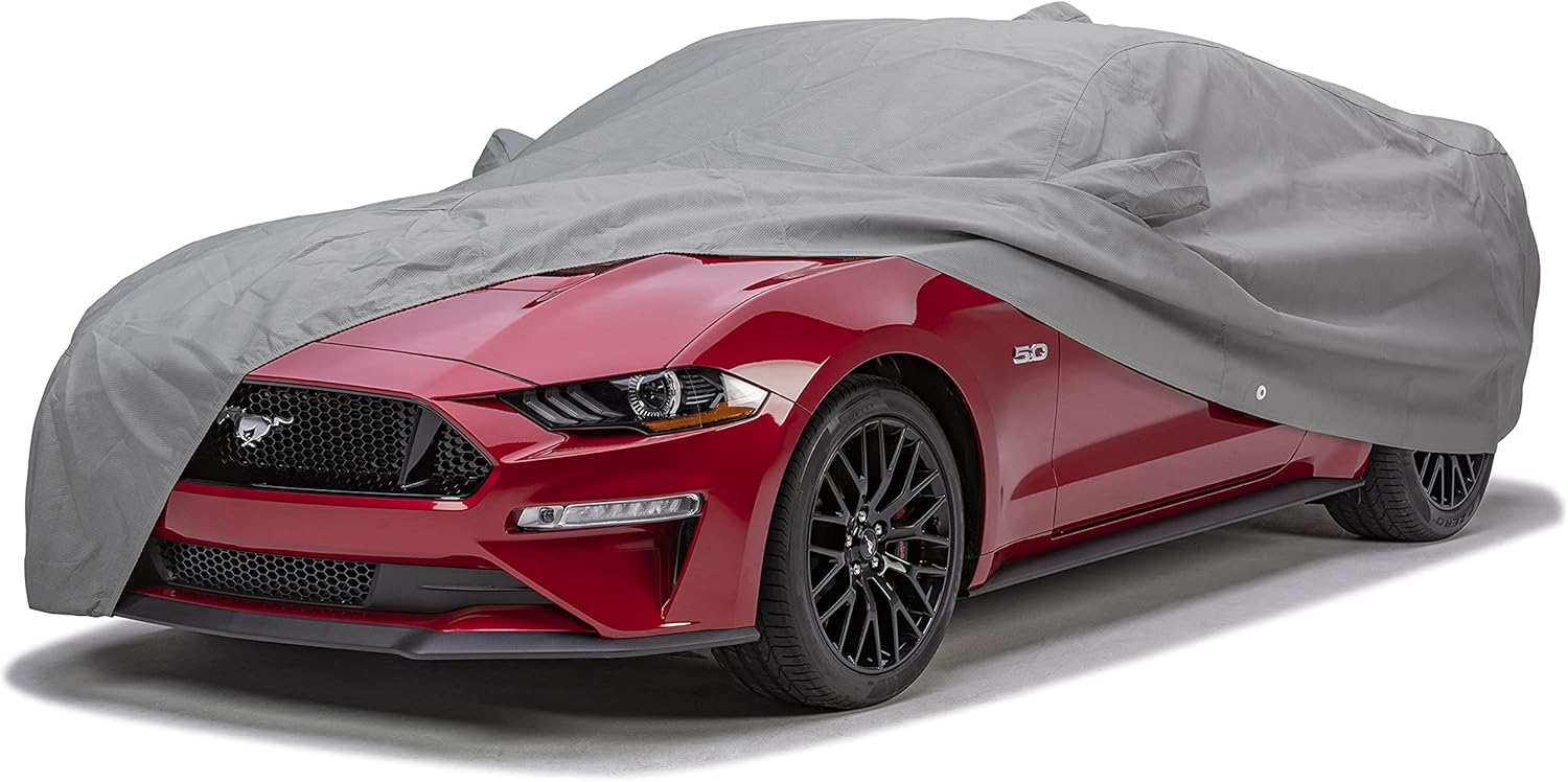 Covercraft Custom 5-Layer Softback All Climate Car Cover | C17604AC | Compatible with: 1968-1970 Dodge Charger | Gray