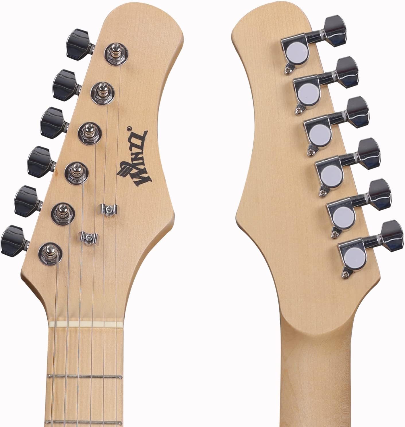 WINZZ EGM100 30 Inches Real Kids Electric Guitar with Beginner Kit, Right Handed, Blueburst