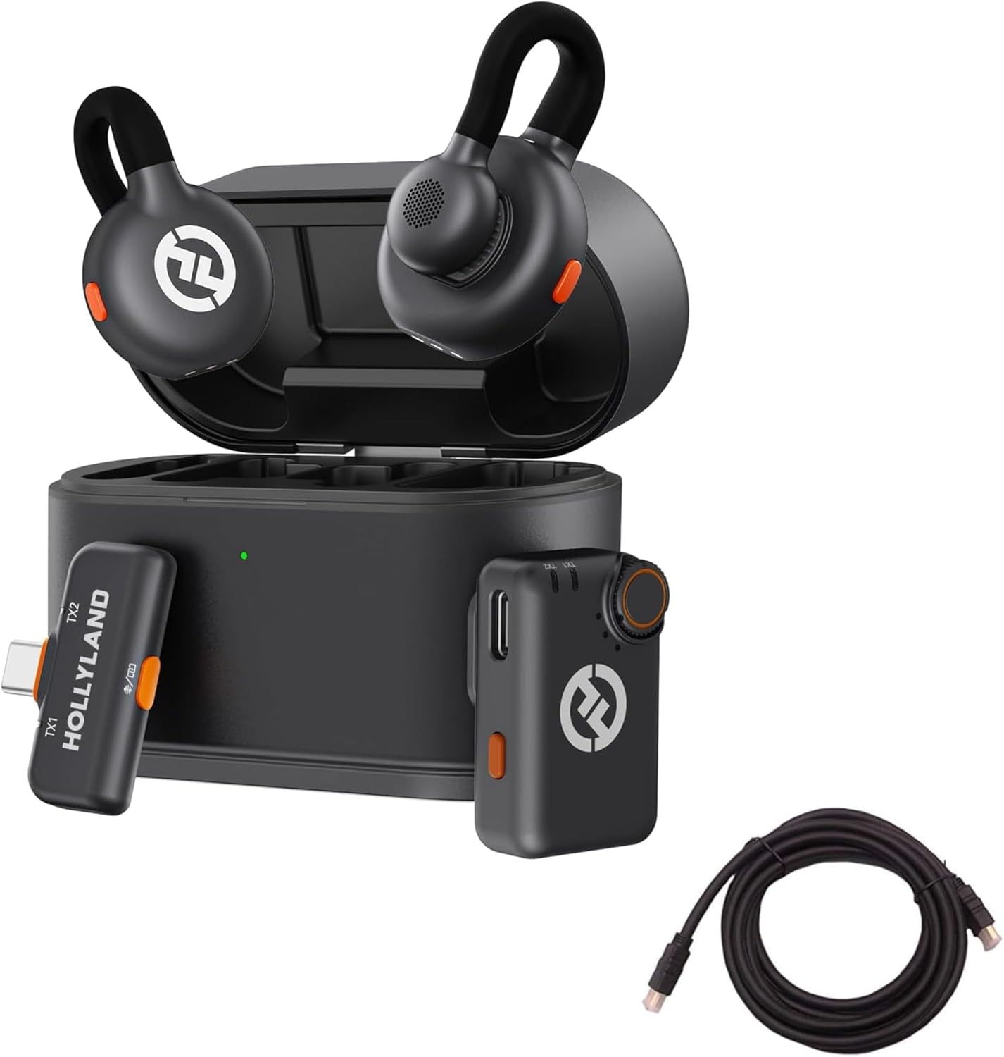Hollyland HL-Lark M2S Mini Combo with HS-101 24K Golded Plated HDMI Cable