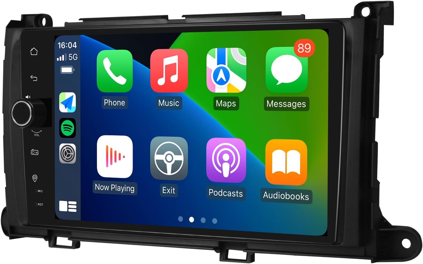 JOYING Car Radio for Toyota Sienna 2011-2014 Android 13 Head Unit 9 Inch Touch Screen Car Stereo with Carplay & Android Auto, GPS Navigation, Bluetooth, SWC, AM/FM Radio(JY-TT176N8)