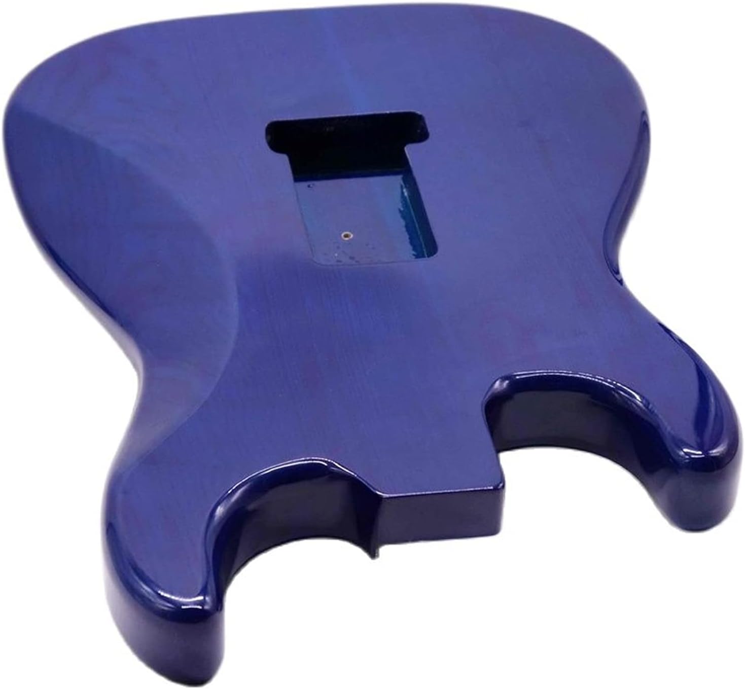 Unfinished Guitar Body Dark Blue Electric Guitar Body Ashwood Guitar Body Accessories Guitar Barrel Body 5.7 Cm Pocket Width Guitar DIY Accessory