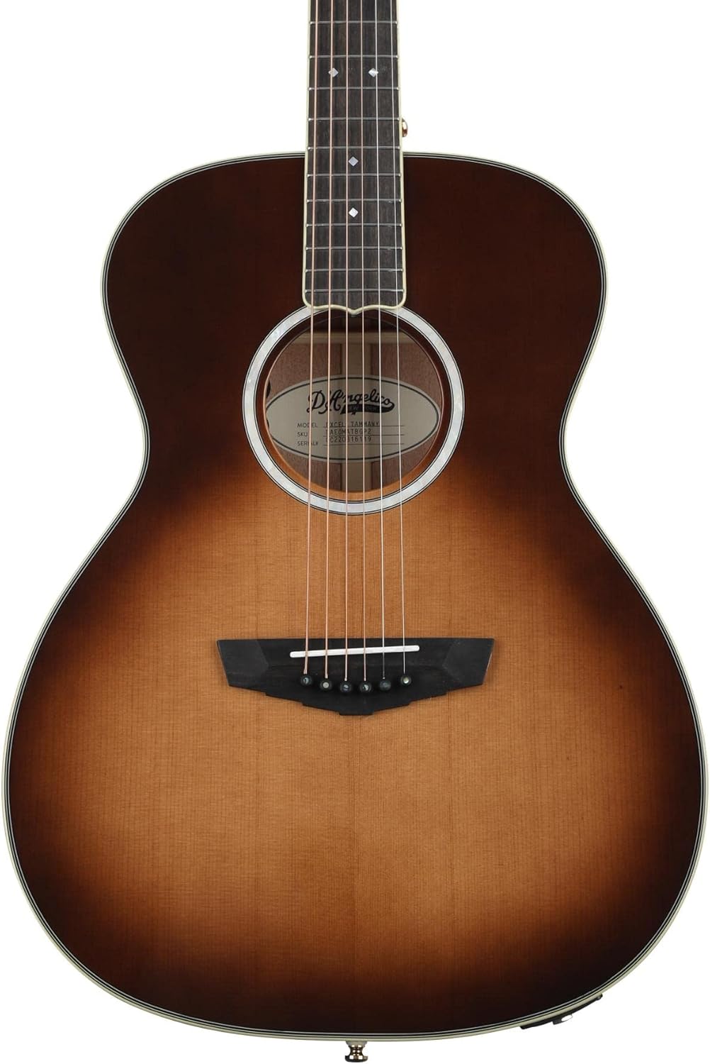 D'Angelico Excel Tammany OM Acoustic-electric Guitar - Autumn Burst