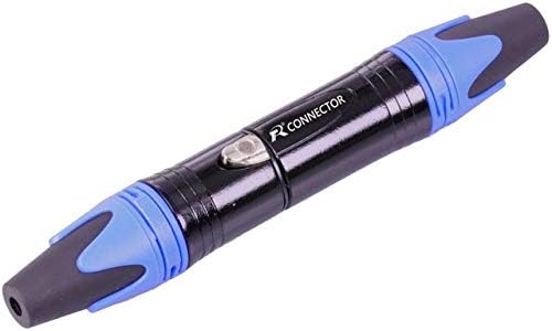 Davitu Electrical Equipments Supplies - 100pcs/50sets 50PCS 3 Pin XLR Female Jack + 50pcs Male Plug Professional 3 Pole XLR Socket Plug Microphone Connector s - (Color: Blue)