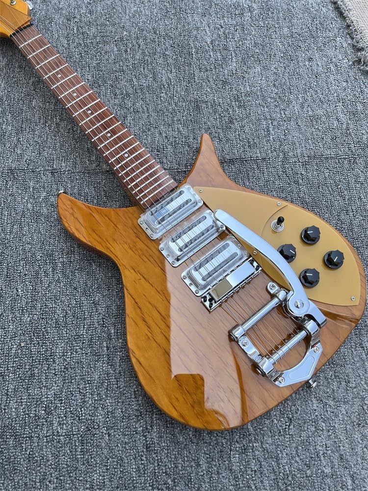 Custom 325 electric guitar 6-string electric guitar, Yellow paint 527-string pitch