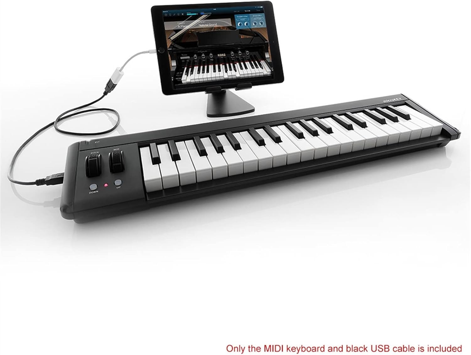 Keyboard Piano 37-Key Compact USB MIDI Keyboard Controller USB