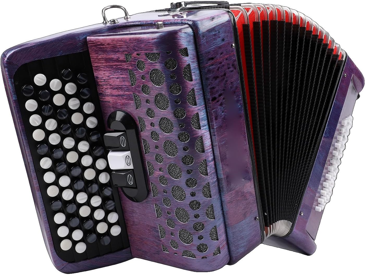 Accordion, Professional 62 Key 60 Bass Button F B E Tuning Chromatic Accordion For Beginner Player