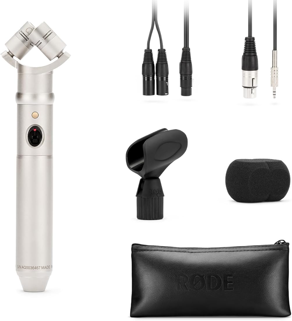 Rode NT4 X Y Stereo Condenser Microphone, Silver