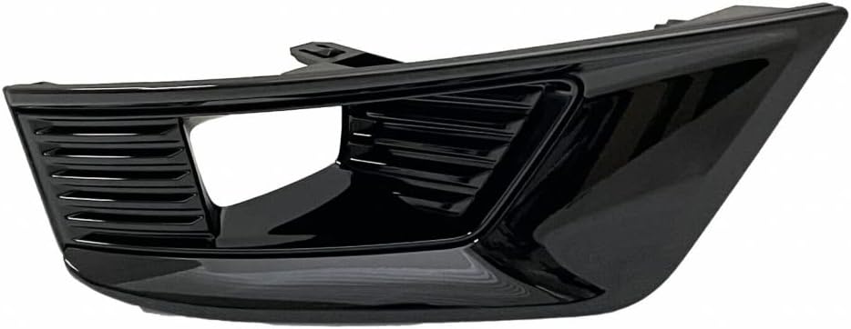 For Nissan Armada 2021 2022 2023 Fog Light Bezel Passenger Side | Front | Midnight Edition | Gloss Black | Made of Plastic | Replacement For NI1039183 | 620766JL0B
