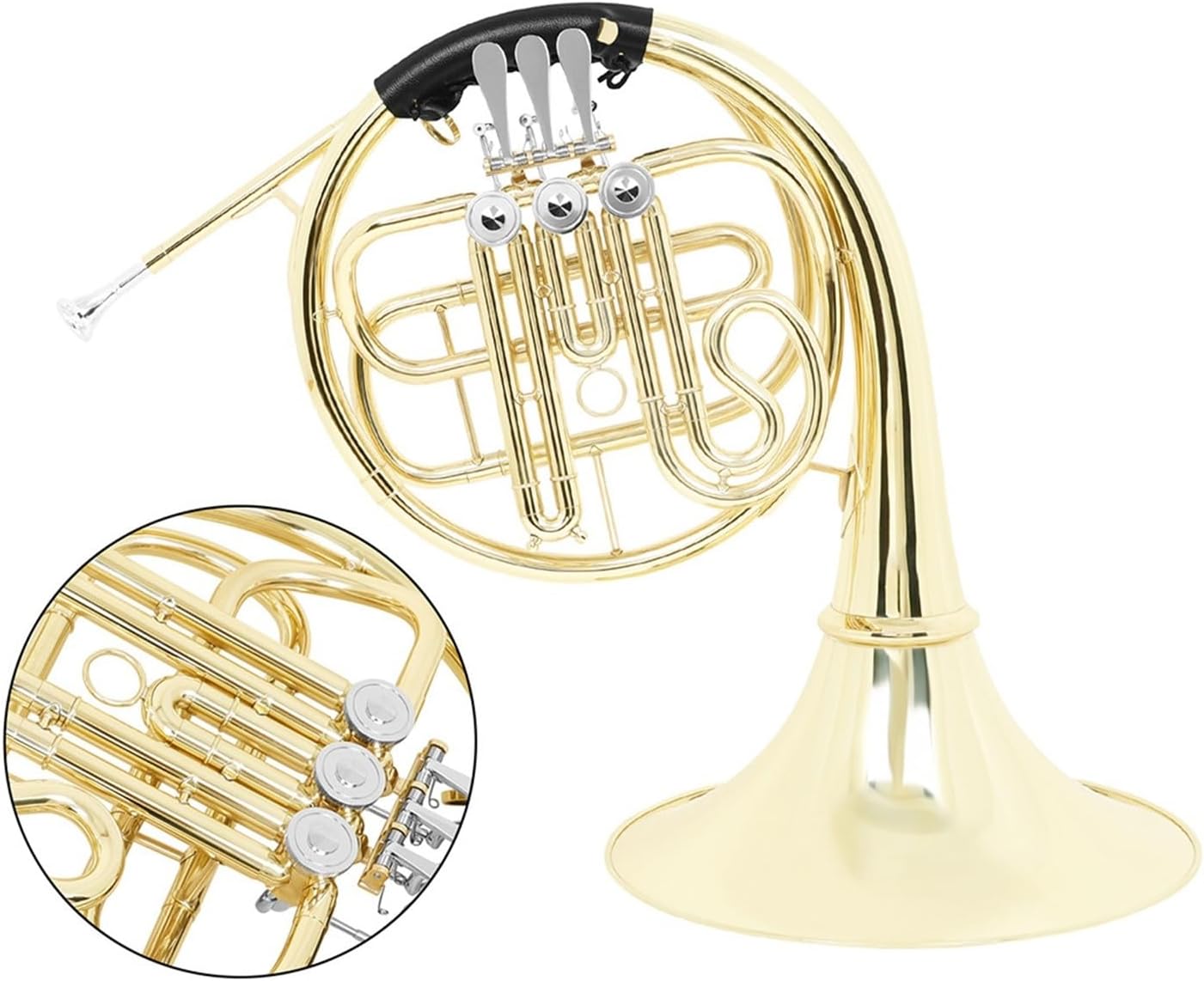 3 key single row French horn B flat split beginner adult performance instrument