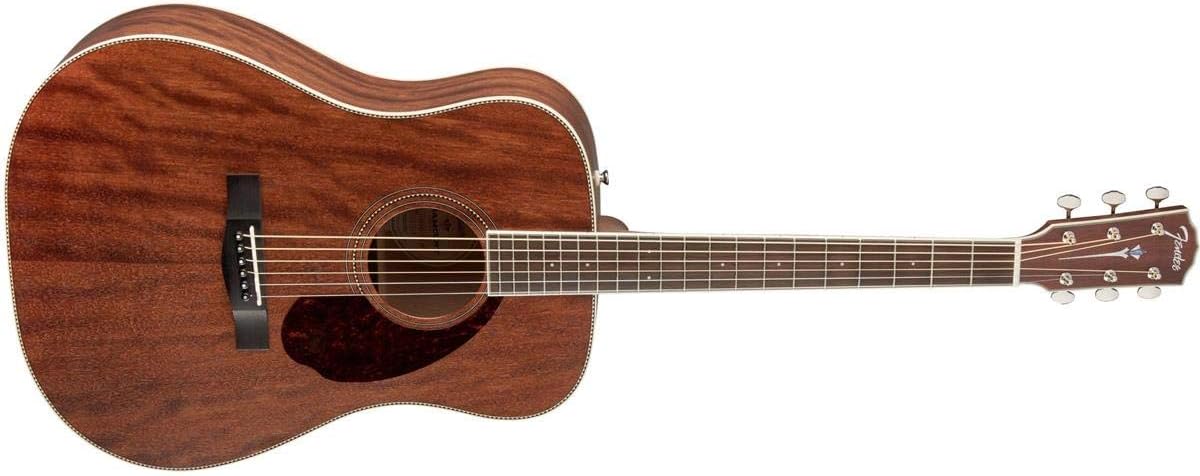 Fender Paramount PM-1 NE Standard Dreadnought Acoustic Guitar with Case - All Mahogany (970310322)