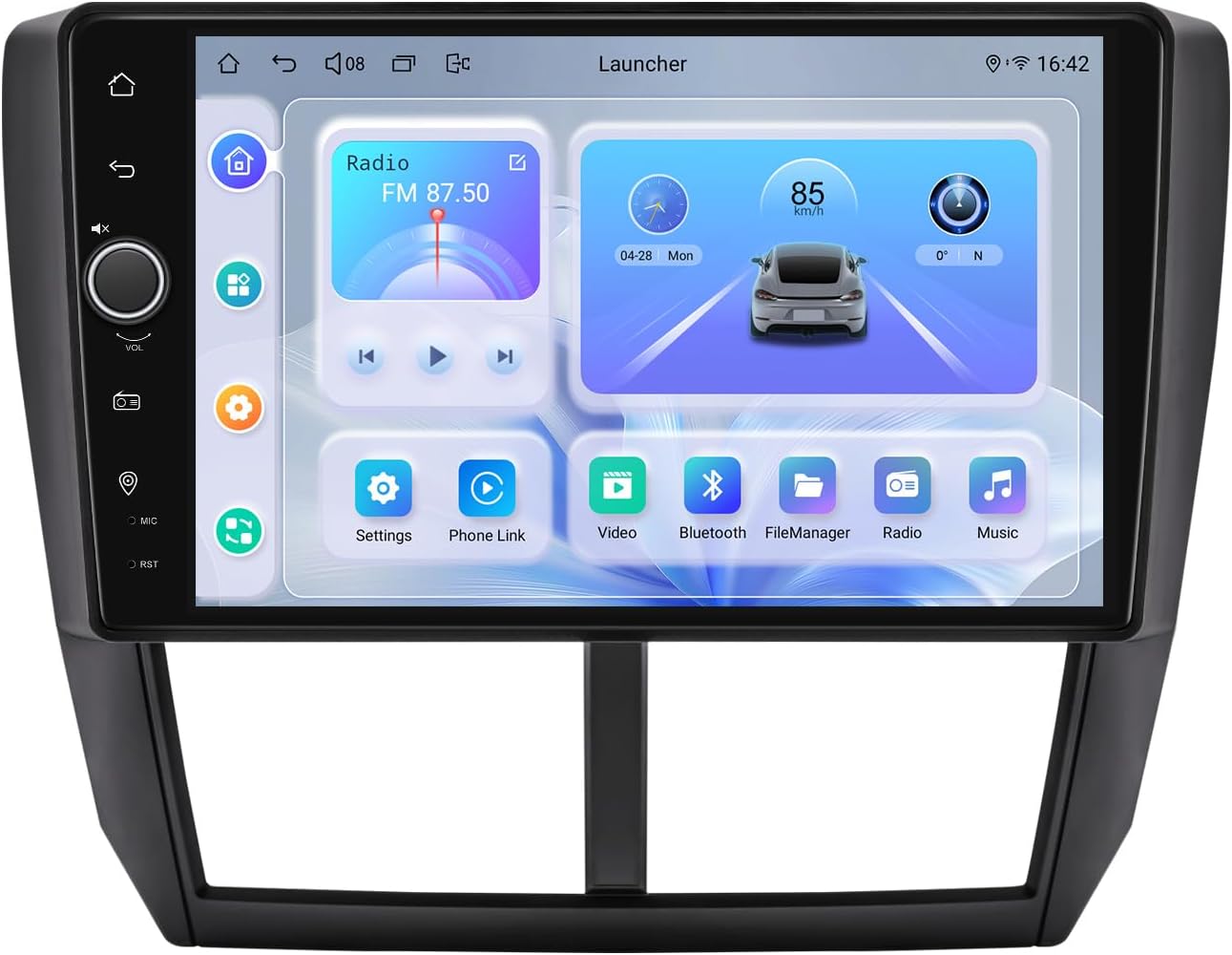 Joying Car Radio for Subaru Forester 2008-2012 & Impreza WRX 2007-2011, 9 Inch IPS Touchscreen Car Stereo 8GB+128GB with Wireless Carplay & Android Auto, GPS Navigation, Bluetooth 5.0(JY-ST001N8)