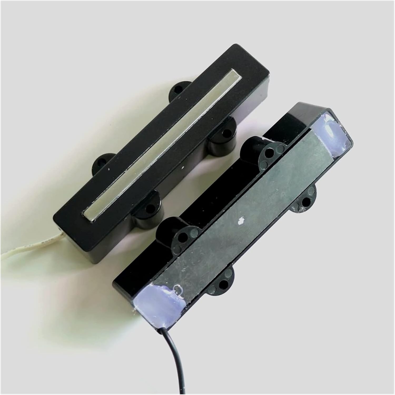 Double Coil Pickup 1 Set No Noise and Humcancelling 74mm 4 String J Bass Pickup Guitar Pickups Prewired