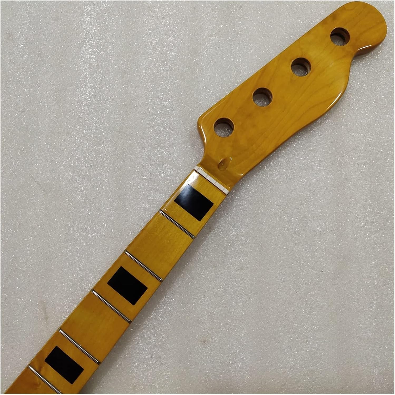 Maple 20 Frets for TL Bass Guitar Neck Part 4 String Maple Fingerboard Bass Neck Yellow Electric Guitar Neck