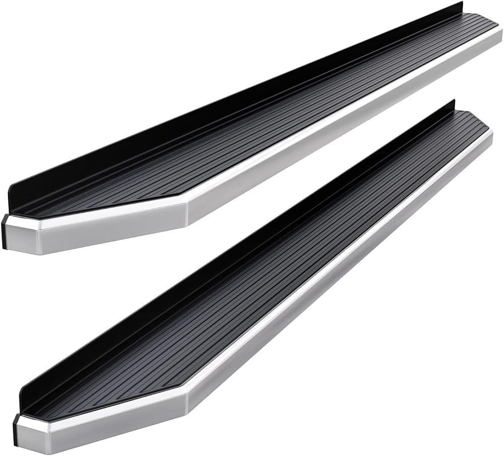 APS Polished Running Boards Style Compatible with Dodge Ram 2500 3500 2010-2026 Mega Cab (Side Steps Side Bars) 6in Wide 304 Stainless Steel