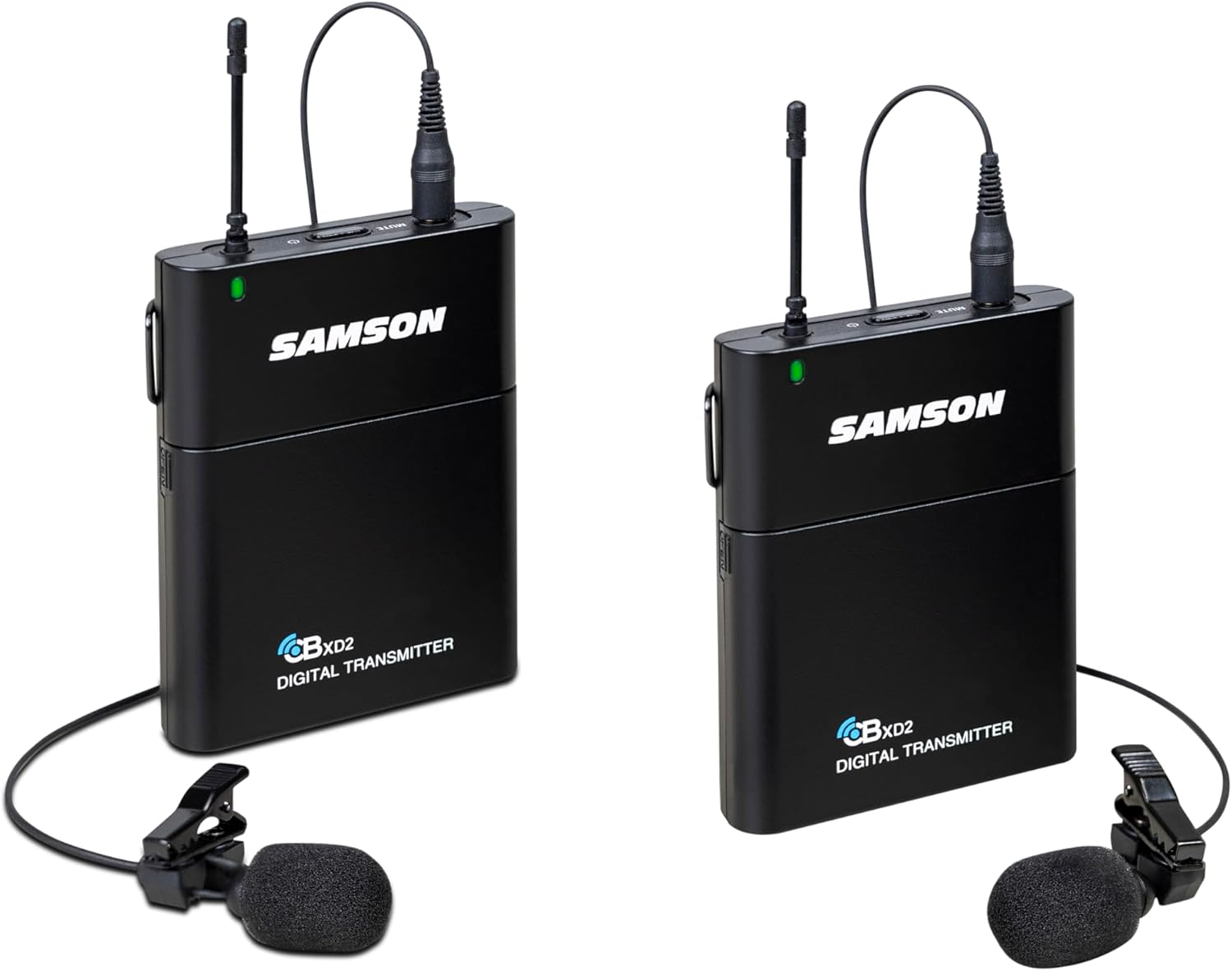 SAMSON Concert XD2 Dual Presentation Wireless Microphone System Lavaliere