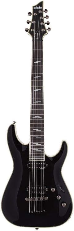 Schecter C-7 Blackjack Electric Guitar - Black Gloss