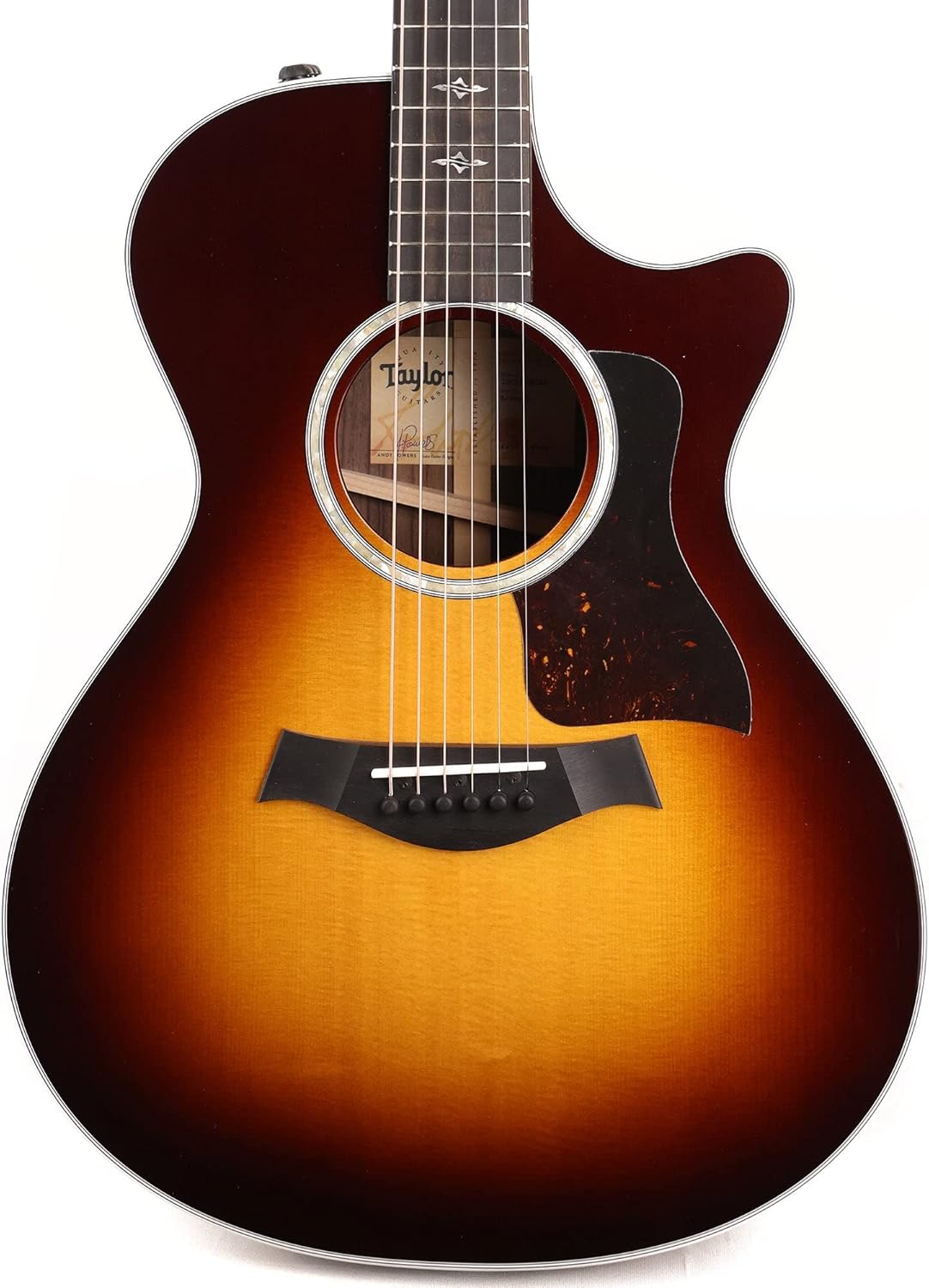Taylor 412ce-R V-Class Acoustic-electric Guitar - Tobacco Sunburst