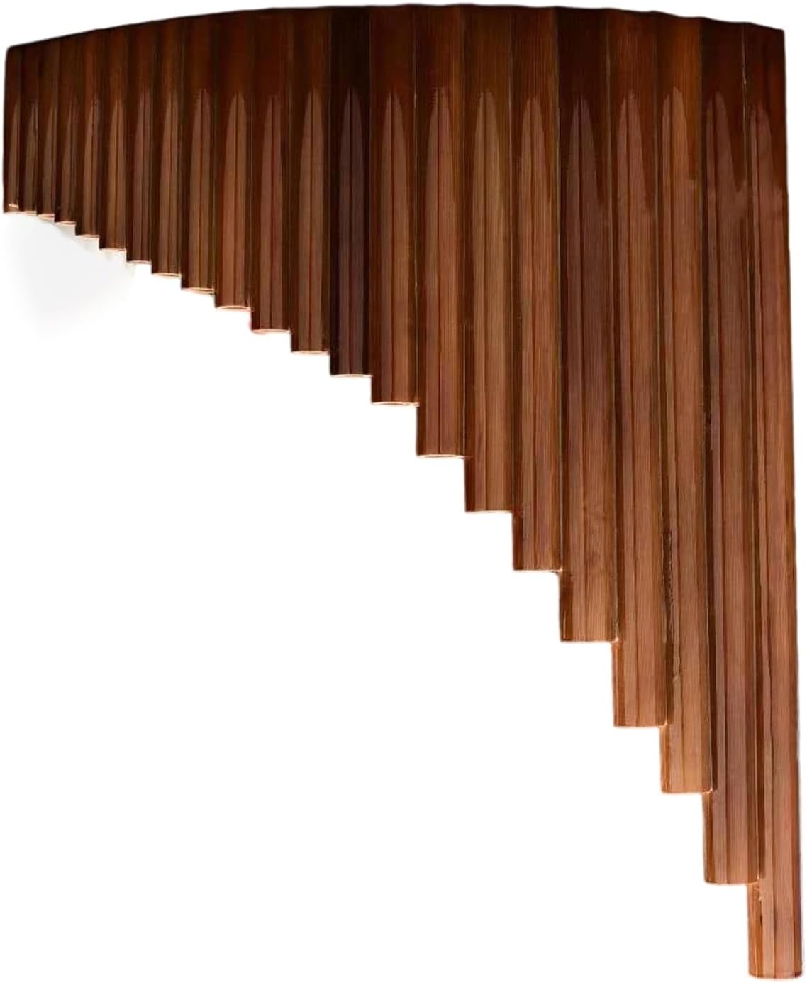 25 Pipe C Key Pan Flute 15 Tone Bamboo Pan Flute Professional Woodwind Instrument Suitable For Beginners And Adults(22 note)