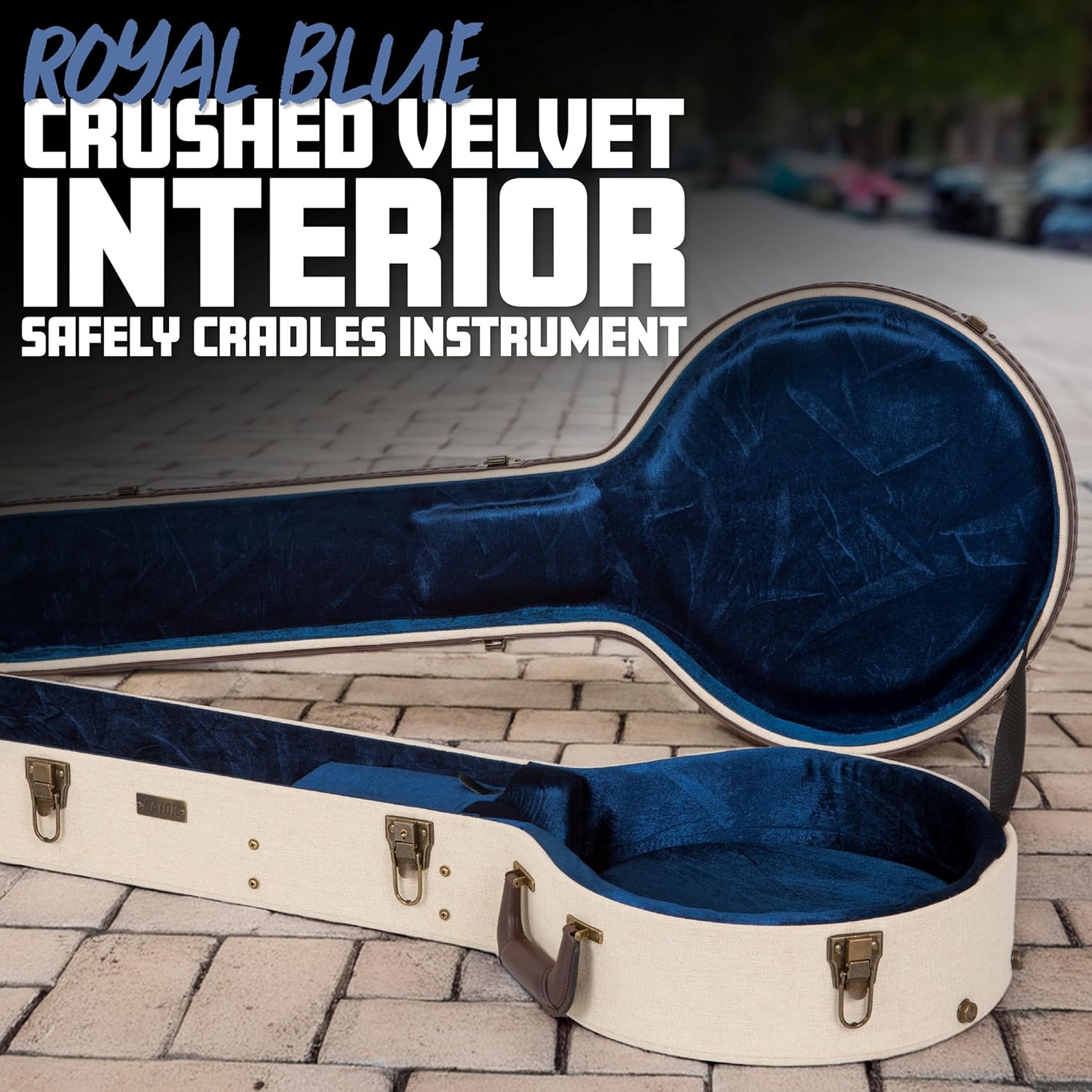 Gator Cases Journeyman Series Deluxe Wood Case for Banjos (GW-JM BANJO XL)