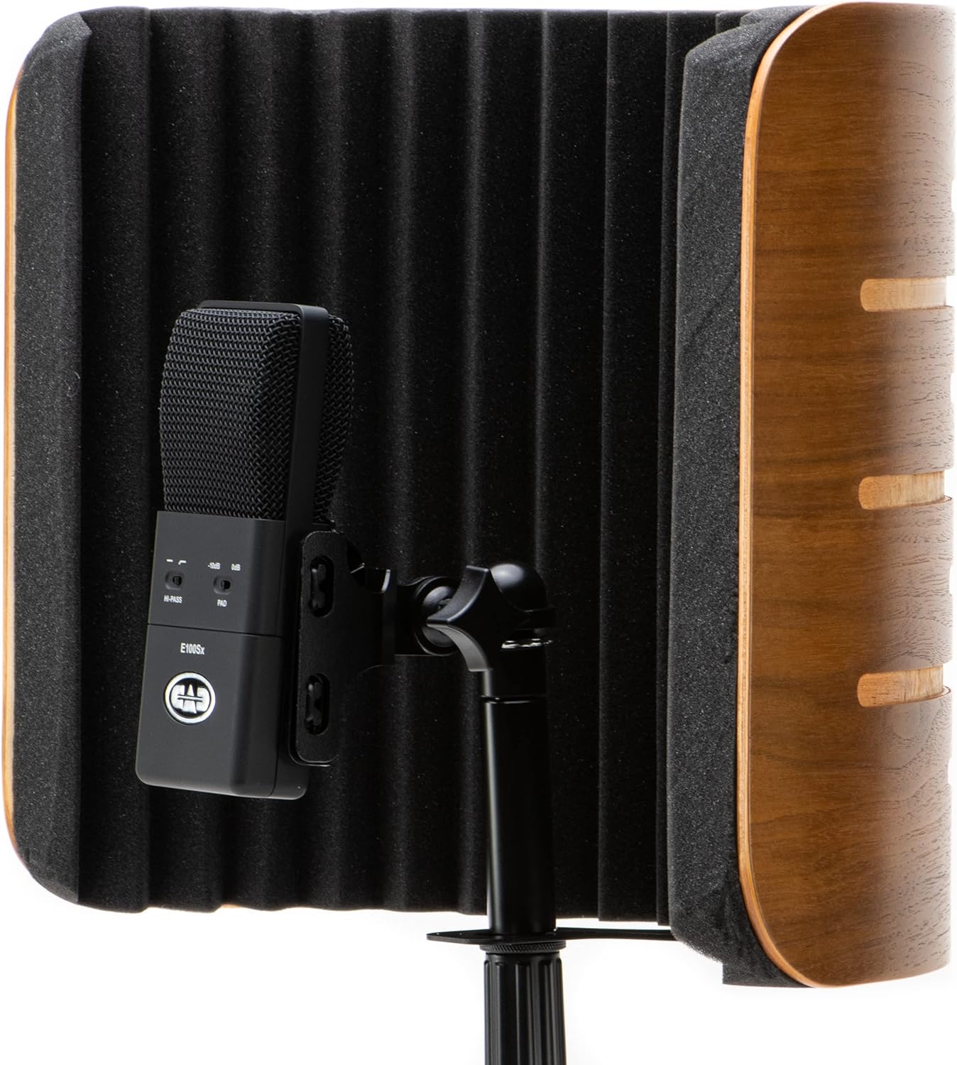 CAD Audio AS50 Acousti-Shield Stand Mounted Enclosure in walnut finish