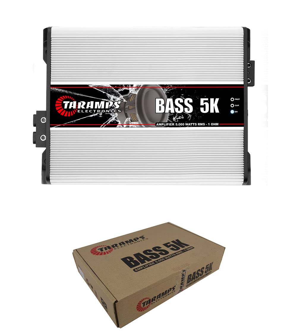 BASS5K 1 Ohm 5000W 1 Channel Amplifier Car Audio Class D