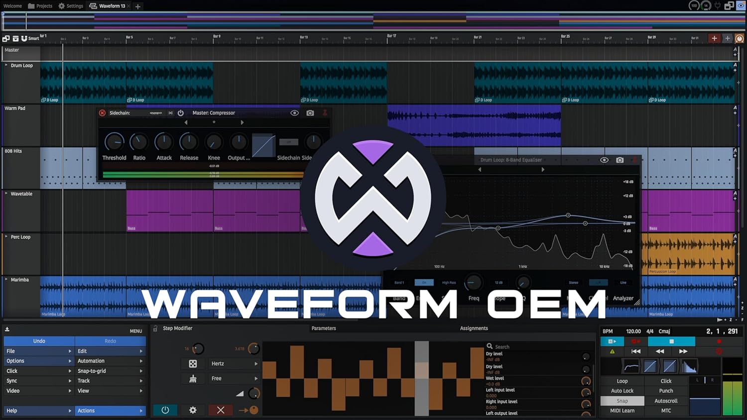 2×2 USB Audio Interface Recording Bundle w, Cardioid Condenser Mic, Studio Headphones, Shockmount, XLR Cable, Waveform OEM Software, 24-bit/192 kHz Music, Podcast, Voiceover & Streaming Kit