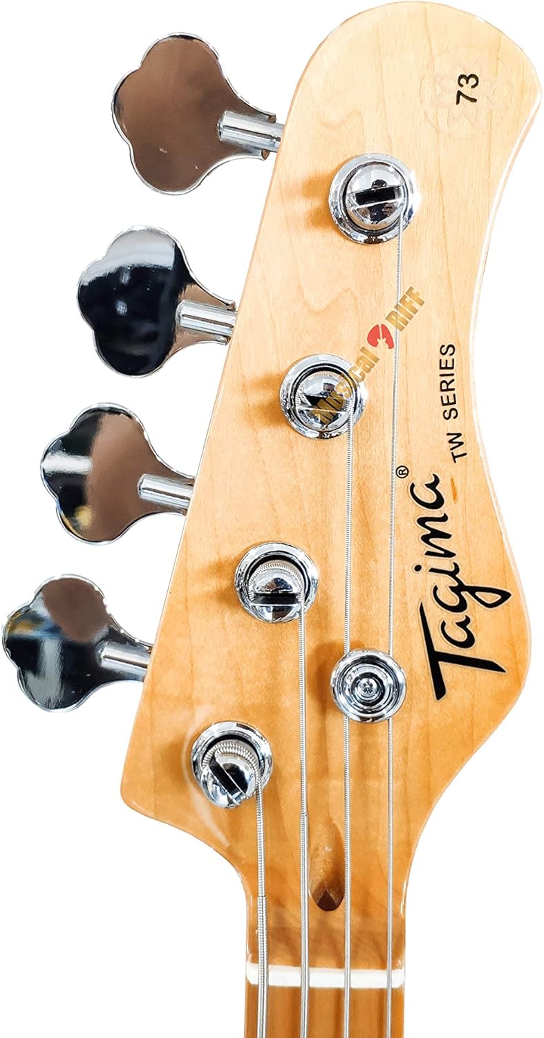 TAGIMA TW-73 ELECTRIC BASS GUITAR OLYMPIC WHITE