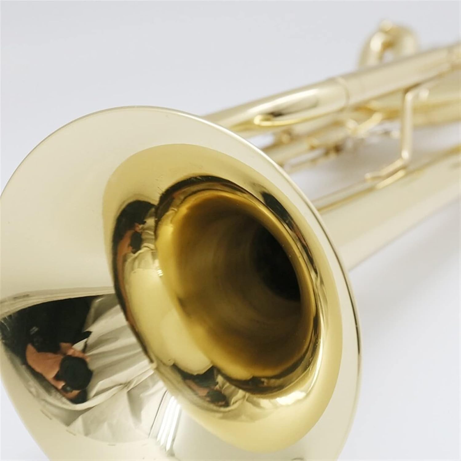 KESHUO Trumpet Instrument B-Flat Playing Grade-Examination Wind Instrument Brass Lacquered Gold Trumpets