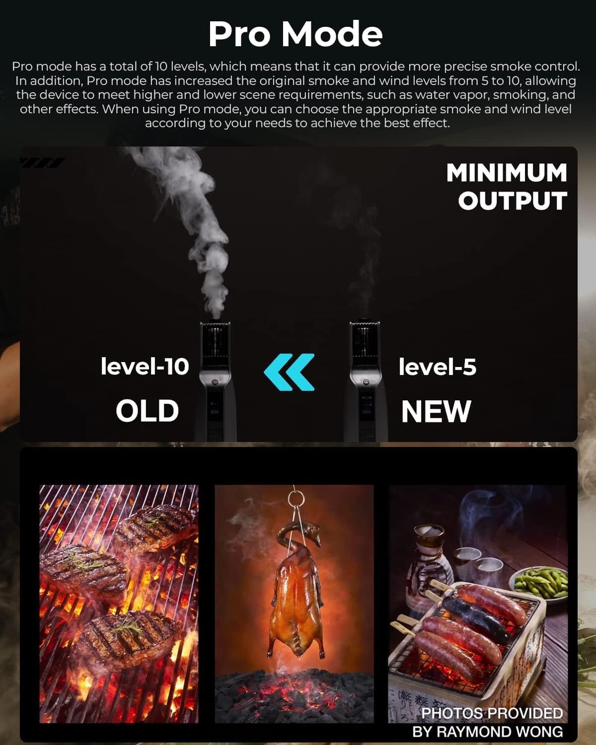 PMI SmokeGENIE Mini Smoke Machine, 500CFM Mist Power, Food Safe Formula, with Remote Control, Haze Fan, Multiple Adapters for Different Smoke Effects