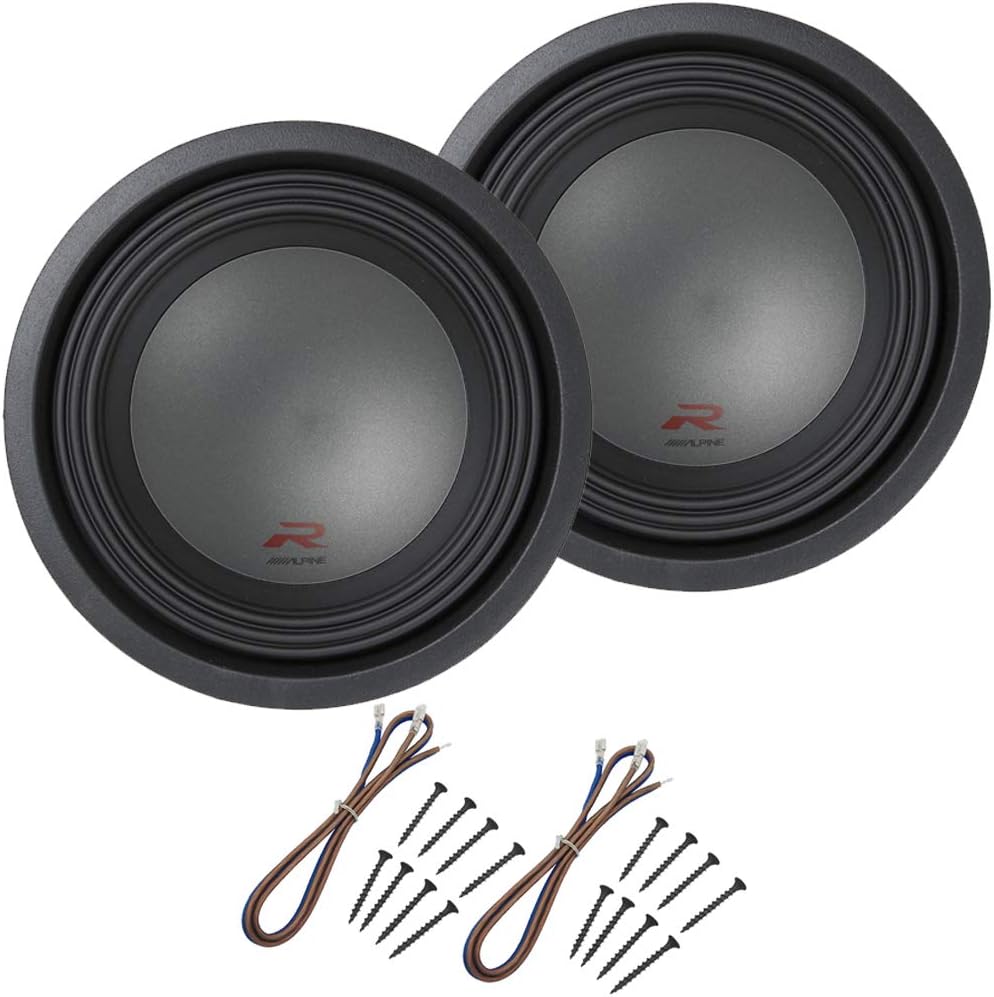 Alpine R-W10D4 Car Audio Type R Dual 4 Ohm 1500 Watt 10