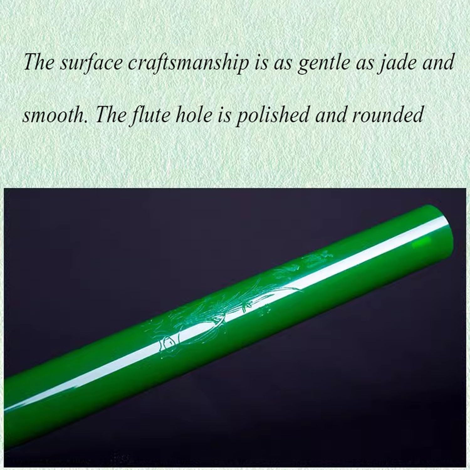 Flute Instrument Recorder Instrument Alto recorderAncient Style Imitation Jade Transverse Flute, a Wind Instrument for Students, Beginners and Adults(Color:D)