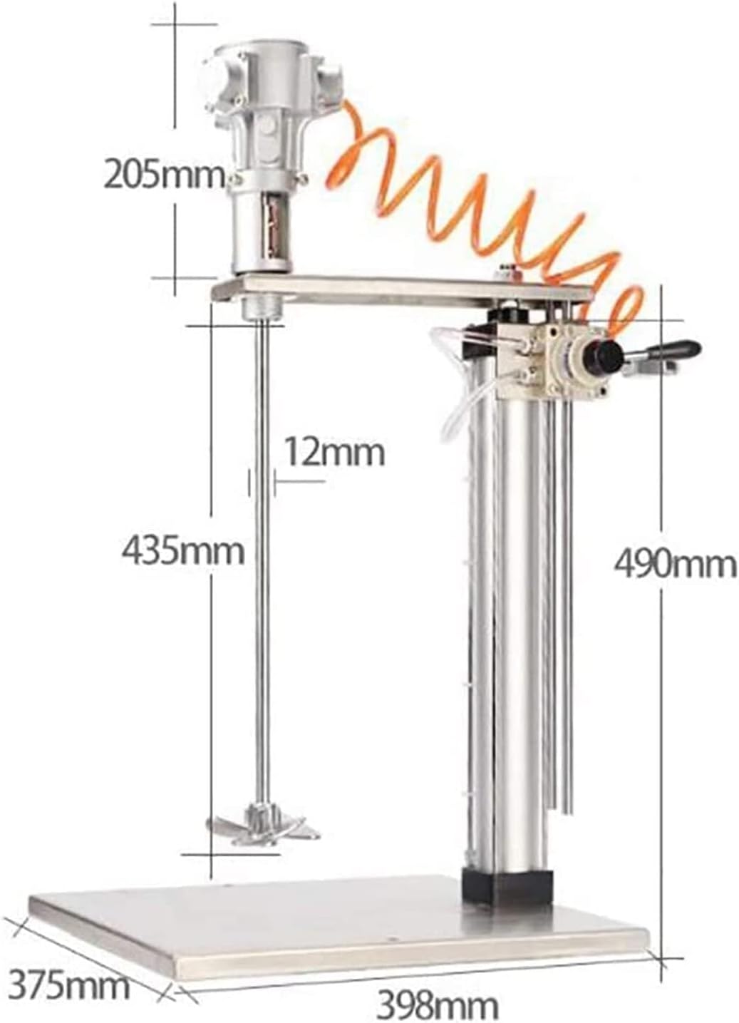 Automatic Mixer Pneumatic Paint Mixer,Pneumatic Paint Mixer Machine,Desktop Vertical Air Agitator,Ink Dissolver Agitator