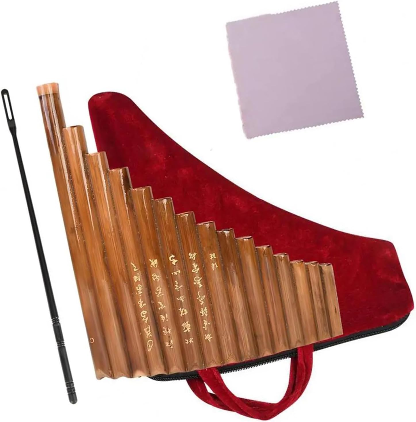 pan flute for beginners Durable Woodwind Instrument Wood Beginners Learning Pan Pipe Instrument Fine