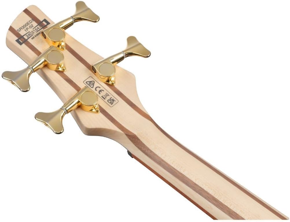 Ibanez SR300EDX Standard 4-String Right-Handed Electric Bass Guitar with Jatoba Fretboard, Nyatoh Body, and PowerSpan Dual Coil Pickups (Wine Red Frozen Matte)