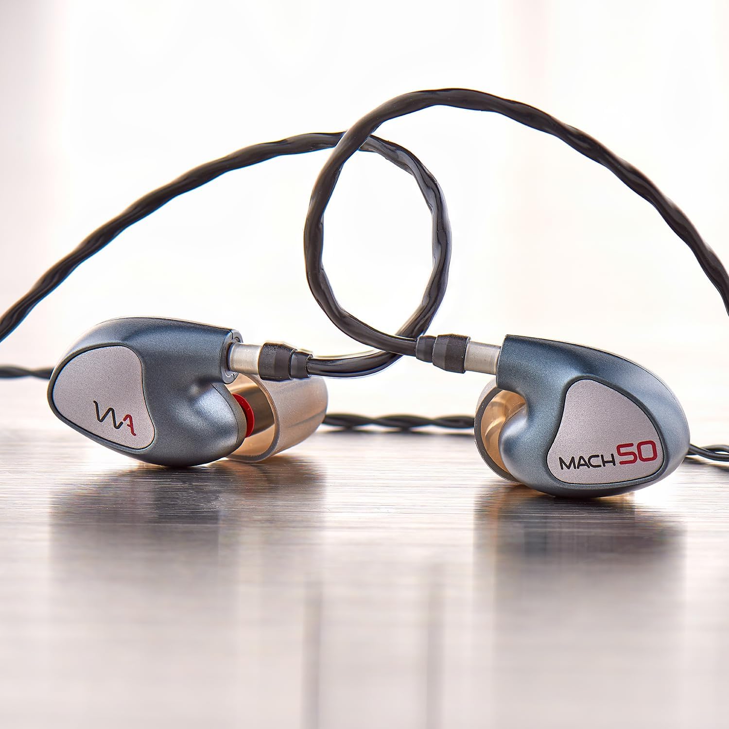 Westone Audio MACH 50 Universal IEM 3-way, 5-Driver IEMs, Gray, Black