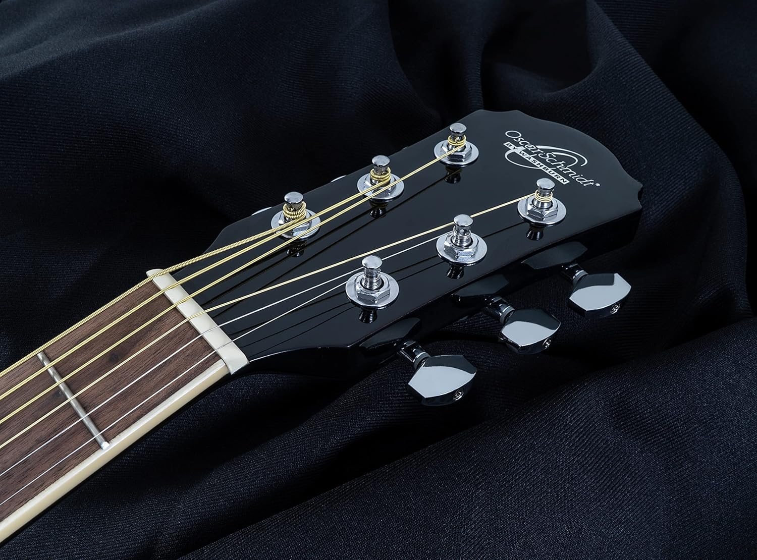 Oscar Schmidt 6 String Acoustic Guitar, Right, Vintage Sunburst (OD45CEVSB-W)