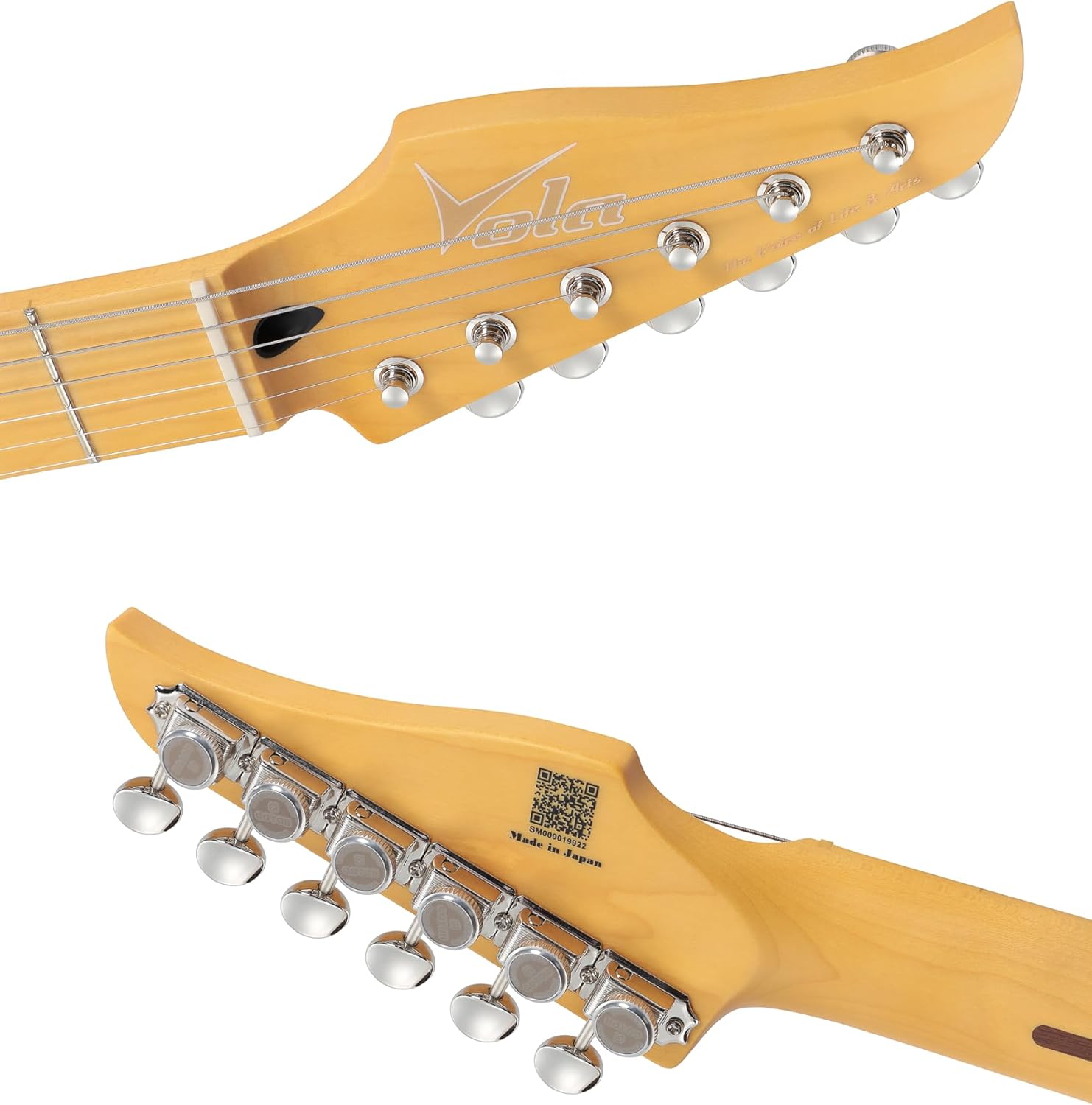 Vola Electric Guitar OZ RV MC Shell Pink Gloss Handmade in Japan MIJ Gotoh Bridge Gotoh Locking Tuner 6 Strings Modern C Neck For All Levels