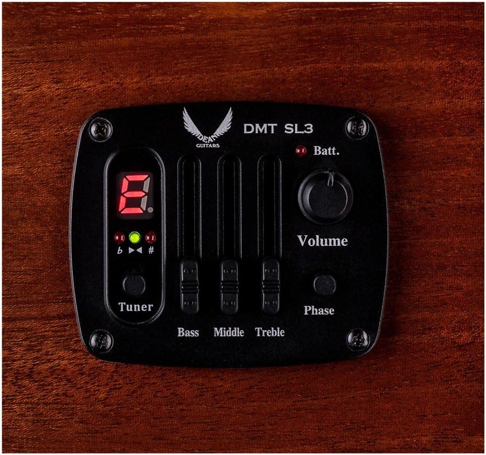 Dean AXS Exotic Cutaway Acoustic-Electric Guitar Caidie Top, Natural