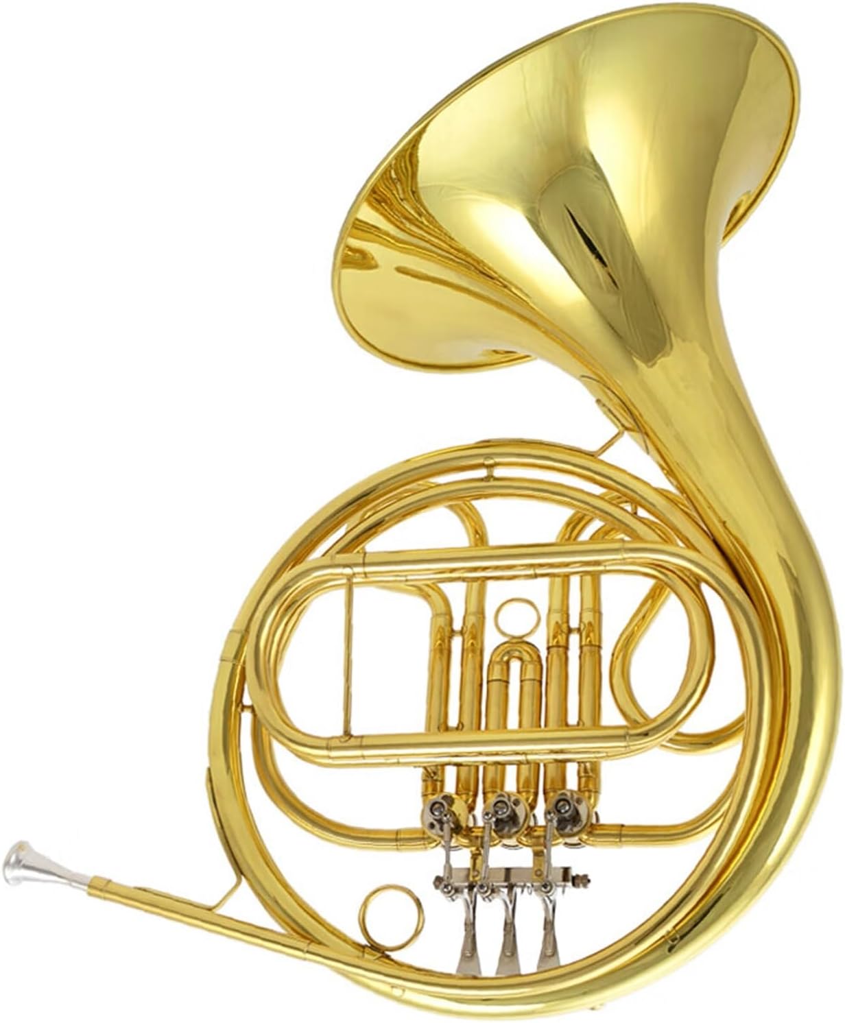 4 Key French Horn Three Key Single Row French Horn In F Key For Adults Lacquered Gold Brass Instrument
