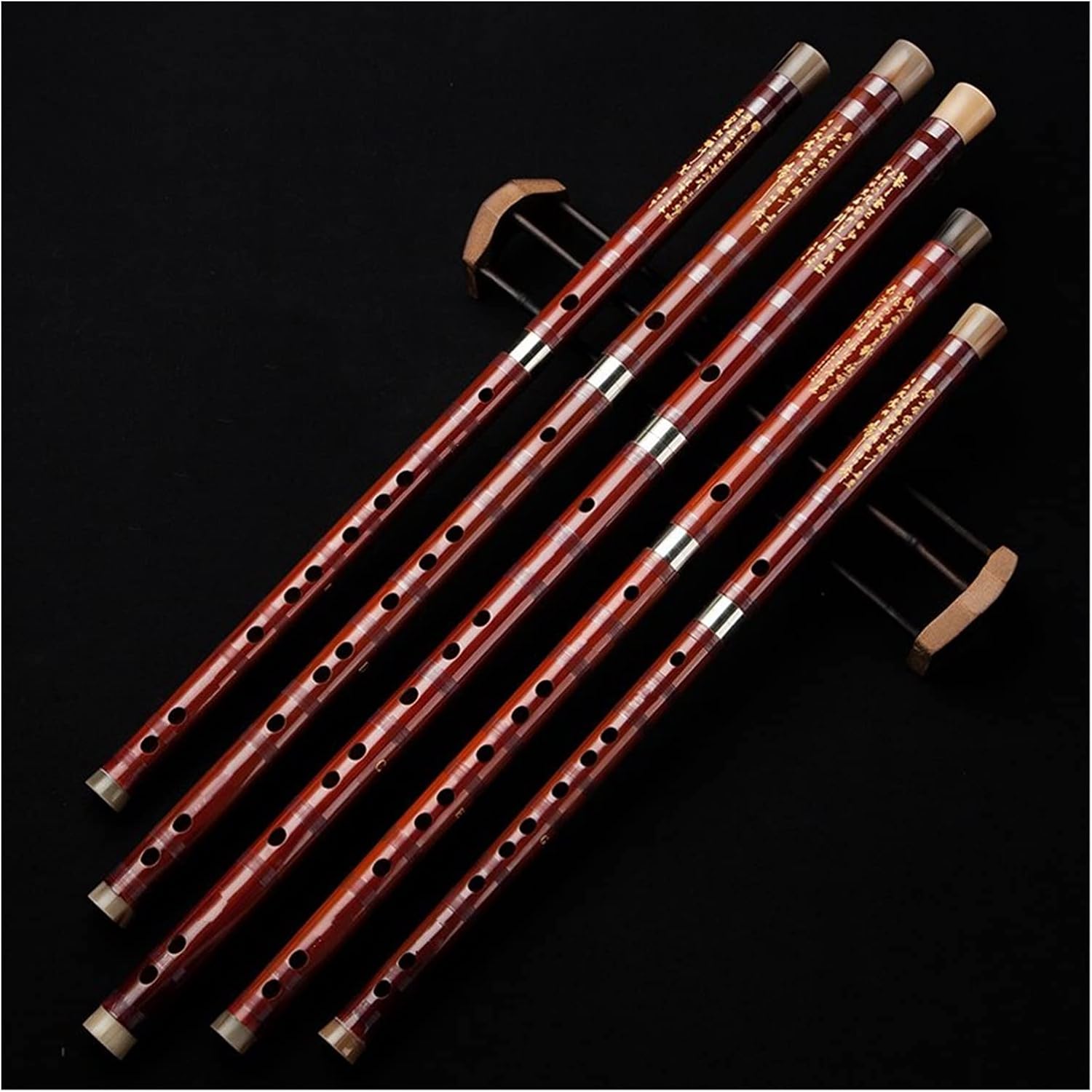 Bamboo Flute Professional Stage Playing Flute Chinese Dizi Woodwind Instrument (F Key)