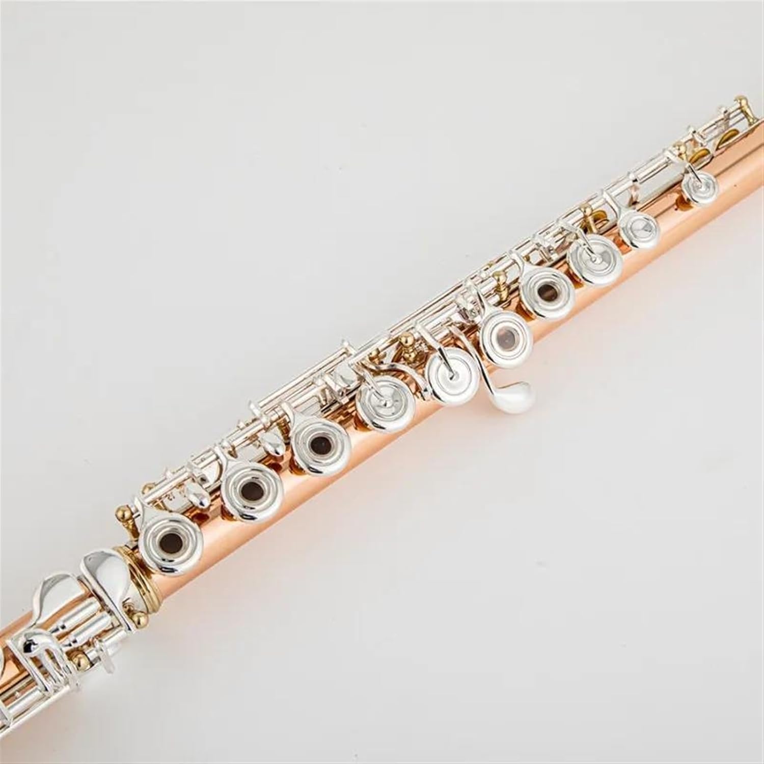Professional Woodwind Instruments Flute Phosphor Copper 17 Keys Flute Open Hole E-Mech Flute Musical Instrument