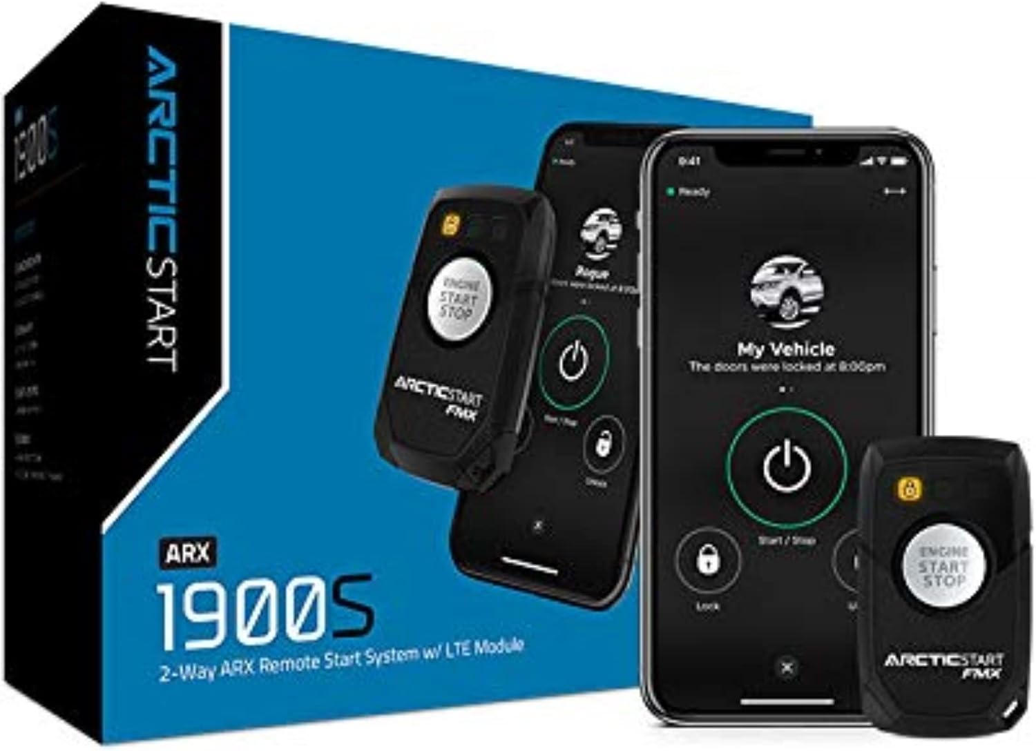 Arctic Start ARX1900S All-in-One 2-Way Remote Start Bundle w/LTE 3000' Range