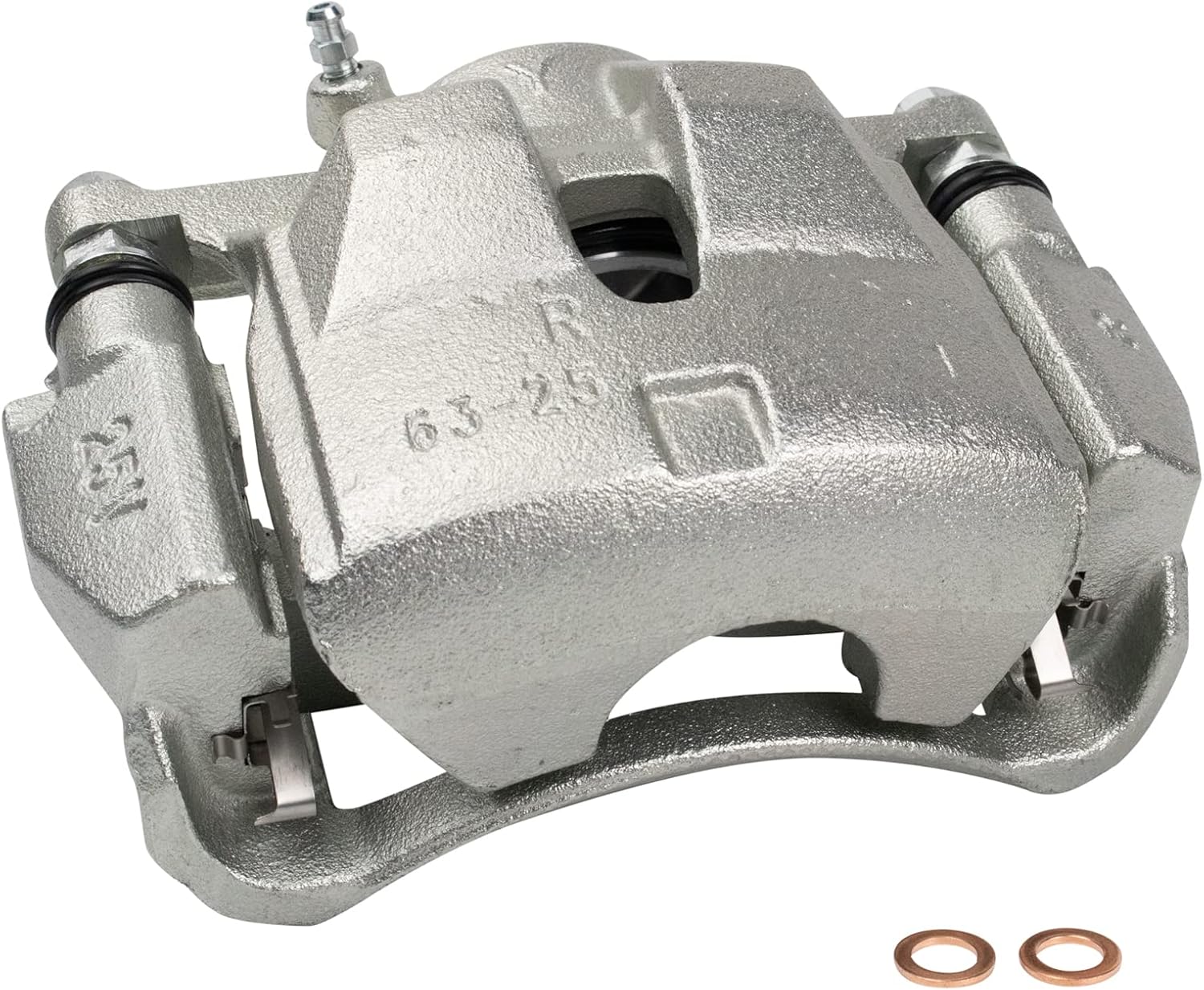 TRQ Front Right Brake Caliper w/Bracket Passenger Side Compatible with 2006-2018 Toyota RAV4